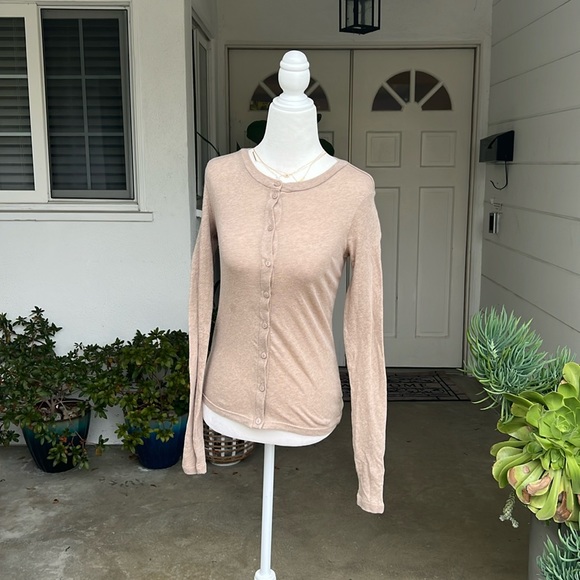 Enza Costa Cashmere Long Sleeves Cardigan NWOT - Picture 5 of 12